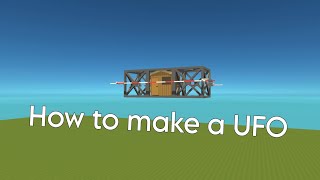 How to Make A UFO in SSB2 | Simple Sandbox 2