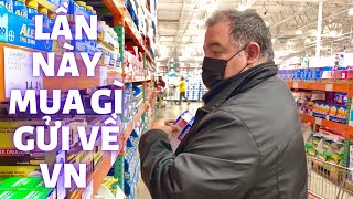 #28| Mua Đồ GỬI VỀ VIỆT NAM Cho Gia Đình. Lần Này Em Đi COSTCO, WALMART Để Gom Đồ ĐÓNG THÙNG GỬI ĐI!