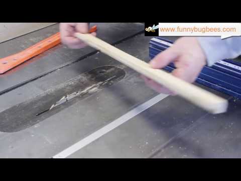 HowTo: Build Langstroth frames with only a table saw pt 1 of 3 - top bars HowTo: Build Langstroth frames with only a table saw pt 1 of 3 - top bars