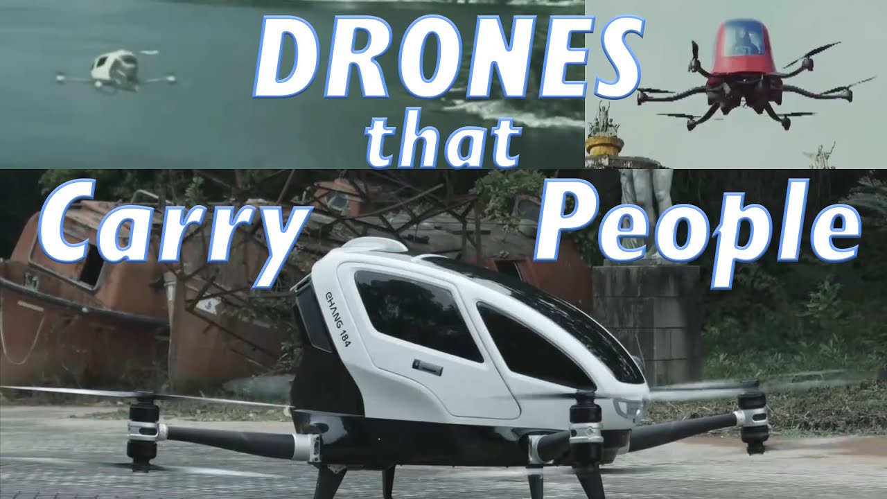 Top 5 Drones Carrying People - YouTube