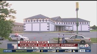 PD: 4 people shot, hospitalized in Kokomo