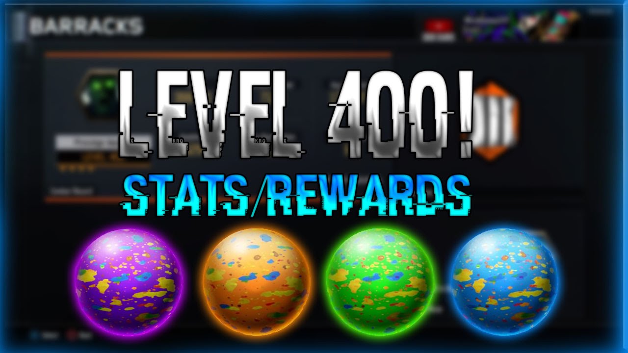 Level 400 Stats Rewards Youtube