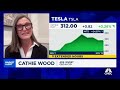 cathie wood said new tesla $1000 target tsla stock news