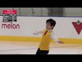 2022 2023 skate canada challenge pre novice men sp 2023.01.25