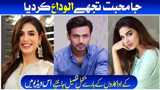 Mohabbat Tujhe alvida kar diya | Cast | Sonia Hussain | Mansha Pasha | Zohaib Studio | Biography