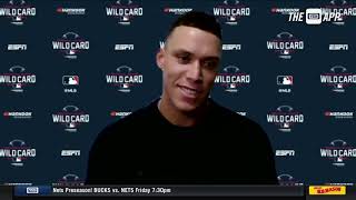 Aaron Judge on the 2021 AL Wild Card game