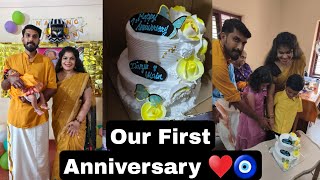 Our First Anniversary celebration vlog ❤️ 🧿#viralvideo #trending