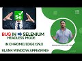 Selenium HeadLess Bug in Chrome/Edge 129.x version - Blank Window Appearing