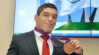 Hatos Gábor olimpiai bronzérmének átadója Győrben