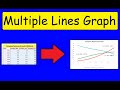 How To Make a Line Graph In Excel With Multiple Lines