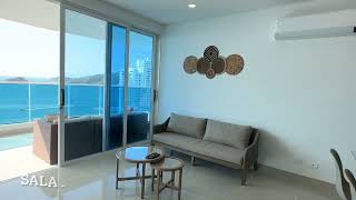 VENDIDO  apartamento de 3 habitaciones con vista al mar y permiso turístico en Santa Marta. $1.200mm