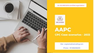 Medical coding CPC Case scenarios  II Case scenarios explained in telugu