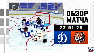 ДИНАМО - АМУР | Обзор матча REKHL сезон II | 22.01.25