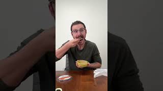 Danny Tries NEW Lupini Bean Hummus 🚨 #shorts #tastetest #hummus