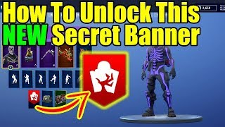 Fortnite Battle Royale - How to Unlock New Secret Banner