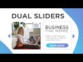 Double Slider with Same Navigation using HTML, CSS, Bootstrap & JavaScript | Unique Carousel Slider
