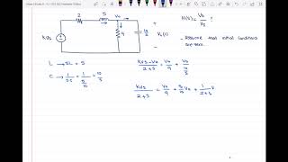 Finding the transfer function of a circuit