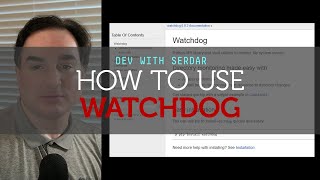 How to use watchdog to monitor file system changes using Python