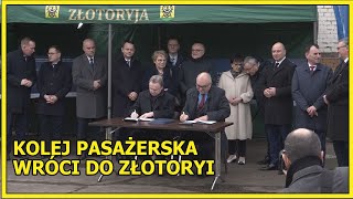 ZŁOTORYJA.  Pociągiem z Legnicy do Złotoryi