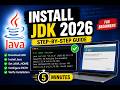 Install Java JDK in 2026 – Complete Beginner Guide