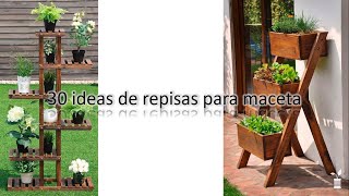 30 ideas de repisas para macetas | potted shelves | estante para macetas