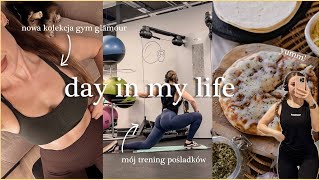 MÓJ TRENING POŚLADKÓW🍑 PRZEGLĄD NOWEJ KOLEKCJI GYM GLAMOUR🛍️ | DAILY VLOG