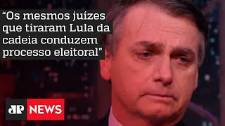 Bolsonaro diz ser vítima de perseguição política do TSE