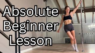 Beginner Pole Dance Combo for Absolute Beginners | Pole Walk, Around the World & Pirouette Tutoria