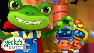 Gecko's Garage is HAUNTED! | Gecko's Halloween | Gecko's Garage | Cartoons For Kids