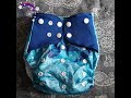 Little Lovebum Popper & Pocket nappy with trifold