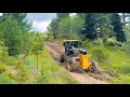 How Legendary Grader John Deere Repairs the Road That Hasn't Been Used for Five Years #grader