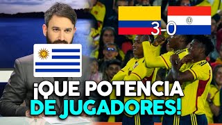 NARRADORES URUGUAYOS ASOMBRADOS POR LA GOLEADA DE COLOMBIA A PARAGUAY! COLOMBIA 3-0 PARAGUAY