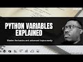 Python Variables Explained | Learn Python for Data Science & ML (Ep 3)