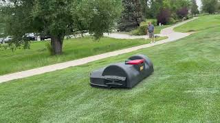 Toro Turf Pro Autonomous Mower IN ACTION!