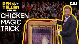 Penn & Teller Perform Chicken Magic Trick | Penn & Teller: Fool Us | The CW