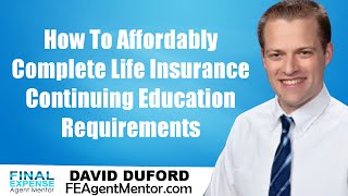 Life Insurance Continuing Education Courses - How To Cheaply Complete Them On The Web