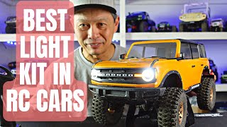 Traxxas Ford Bronco Pro Scale Light Kit Review - install and test