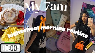 My 7AM Realistic Highschool Morning Routine🌤️💕