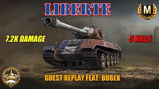 Liberte Guest Replay Featuring BOBEK French Tier 8 Heavy WOT Console - World Of Tanks Modern Armour