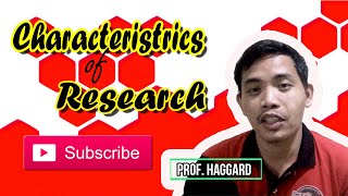 Research Tagalog: Characteristics of Research