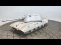 full build 1 72 german e 100 super heavy tank