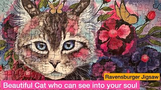 Beautiful Cat that can see into your soul. A Ravensburger jigsaw #cat