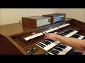 FrankenOrgan -- Allen MOS-1 connected via MIDI to Ahlborn 