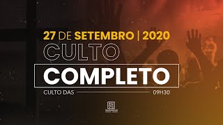 IEQ Cidade Jardim | Culto ao vivo 09h30 - 27/09/2020