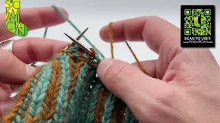 Blip-Free Centred Double Decrease with Set-Up in Inverted DKBrioche — A Sockmatician Tutorial