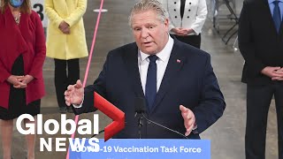 Coronavirus: Ontario's online vaccine booking system to launch Monday | FULL