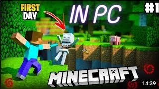 MY FIRST PC GAME PLAY 🥰 [MINECRAFT] ANOTHER TYPE GAMERZ