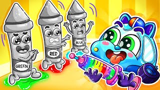 Who is The Naughty Crayon? - Find The Color Songs + More Nursery Rhymes by Cars & Play