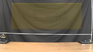 Visualizing Mechanics: String Vibrations