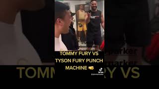 Tommy Fury vs Tyson Fury PUNCH MACHINE #punchmachine #boxing #tommyfury #loveisland #fight #fury